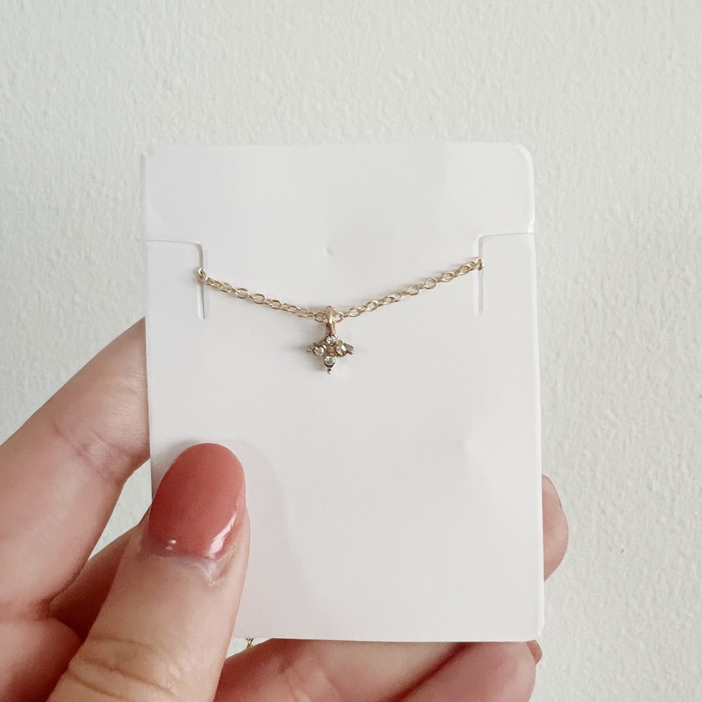 ✨Rhinestone Charm Necklace (Boutique) - Picture 2 of 8